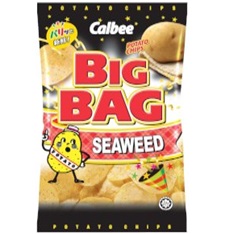 CALBEE BIG BAG SEAWEED 180G