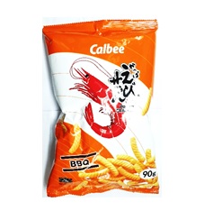 CALBEE PRAWN CRACKERS BBQ 90G