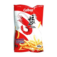 CALBEE PRAWN CRACKERS ORIGINAL 90G