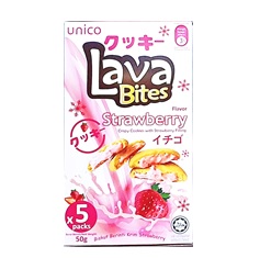 LAVA BITES STRAWBERRY 12X50G