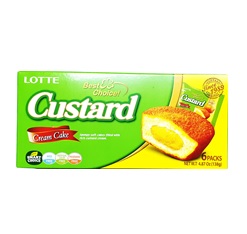 LOTTE CUSTARD CREAM CAKE 12X138G