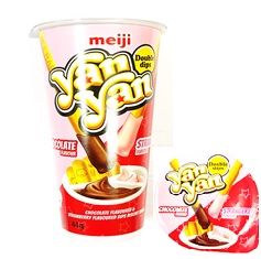 YAN-YAN CHOCOLATE STRAWBERRY 44G