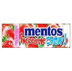 MENTOS INCREDIBLE CHEW S'BERRY 45G