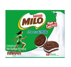 Nestle Milo Swch Choco & Milk 24(12x34g)