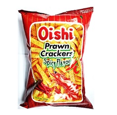 OISHI PRAWN CRACKERS SPICY 90G