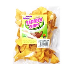 CWM CURRY TAPIOCA CHIPS 100G